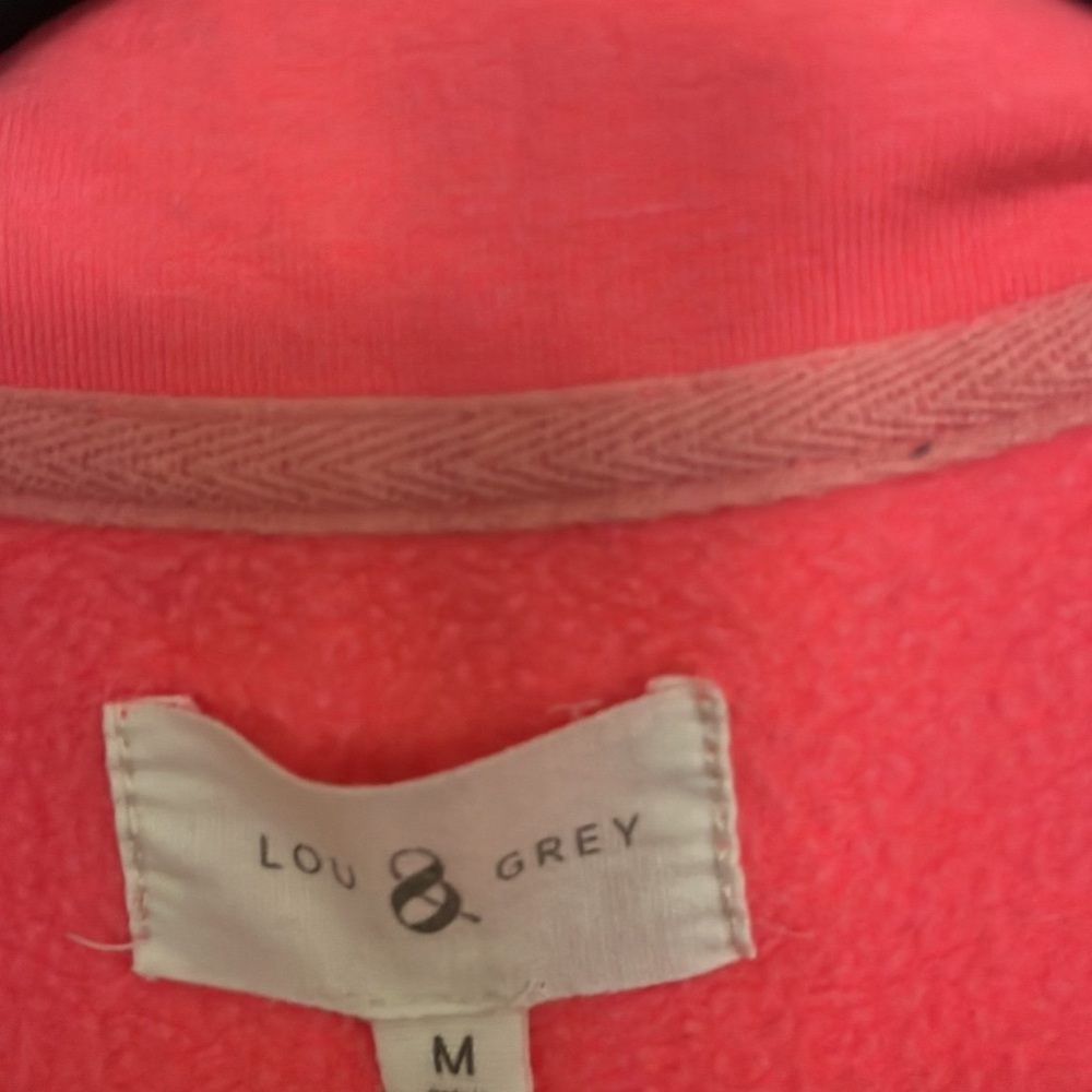 22. MEDIUM Lou & Grey Signaturesoft Super Plush Track Sweatshirt - Picture 4 of 6